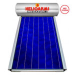 Ηλιακός Θερμοσίφωνας HELIOAKMI Megasun 2 Τριπλής Ενέργειας 120lt/1,5m² Επιλεκτικός Τιτανίου